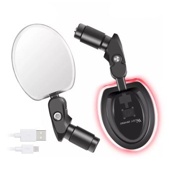 ایینه بغل دوچرخه - آیینه بغل چراغدار دوچرخه - آینه بغل دوچرخه چراغ دار شارژی - ایینه بغل چراغدار شارژی - ایینه بغل داخل فرمان چراغدار - اینه بغل چراغدار دوچرخه - آیینه بغل دوچرخه داخل فرمان چراغ دار رفلکتور