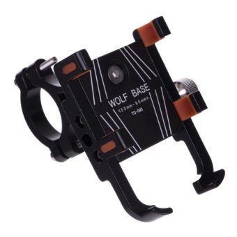 هولدر موبایل - هولدر 360 درجه موبایل - هولدر موبایل الومینیومی - هولدر گوشی - هولدر نگهدارنده موبایل 360 درجه - هولدر نگهدارنده موبایل دوچرخه و موتور ولف بیس - هولدر نگهدارنده موبایل دوچرخه و موتور آلومینیومی WOLF BASE