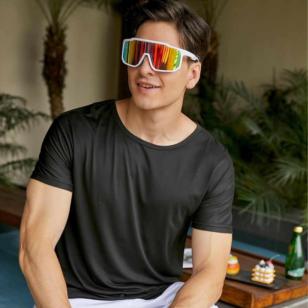 عینک - عینک دوچرخه - عینک دوچرخه سواری - عینک تک لنز - عینک تک لنز دوچرخه سواری - عینک اقتصادی دوچرخه - عینک با کیفیت دوچرخه - عینکلنز رنگی دوچرخه - عینک افتابی دوچرخه سواری - عینک آفتابی دوچرخه سواری تک لنز TR006