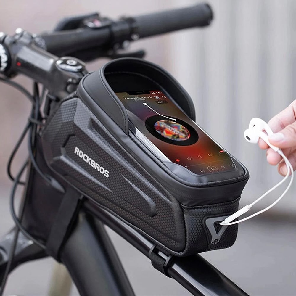 کیف دوچرخه - کیف دوچرخه راکبراس - کیف دوچرخه 1.5 لیتری دوچرخه - کیف راک براس - کیف دوچرخه راک براس 1.5 لیتری - کیف هارد بگ دوچرخه - کیف پشت کرپی دوچرخه - کیف دوچرخه پشت کرپی - کیف دوچرخه راکبراس 1.5 لیتری - کیف روی تنه (پشت کرپی) دوچرخه راکبراس ROCKBROS B68 1.5L