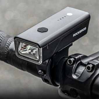 چراغ دوچرخه - چراغ دوچرخه سواری - چراغ جلو شارژی راکبراس - چراغ راکبراس 400 لومن - چراغ راکبراس 400 لومنی - چراغ دوچرخه جلو شاژی راک براس - چراغ جلو شارژی دوچرخه راکبراس 400 لومن ROCKBROS RIP01