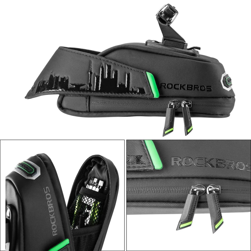 کیف زیر زین دوچرخه - کیف زیر زین دوچرخه راکبراس - کیف دوچرخه راکبراس - کیف زیر زین یک لیتری - کیف دوچرخه زیر زین - کیف زیر زین ضد اب دوچرخه راک براس - کیف زیر زین دوچرخه راکبراس ROCKBROS C27 1L