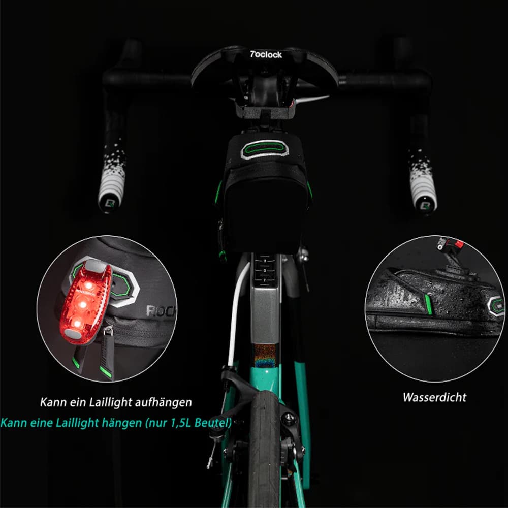 کیف زیر زین دوچرخه - کیف زیر زین دوچرخه راکبراس - کیف دوچرخه راکبراس - کیف زیر زین یک لیتری - کیف دوچرخه زیر زین - کیف زیر زین ضد اب دوچرخه راک براس - کیف زیر زین دوچرخه راکبراس ROCKBROS C27 1L