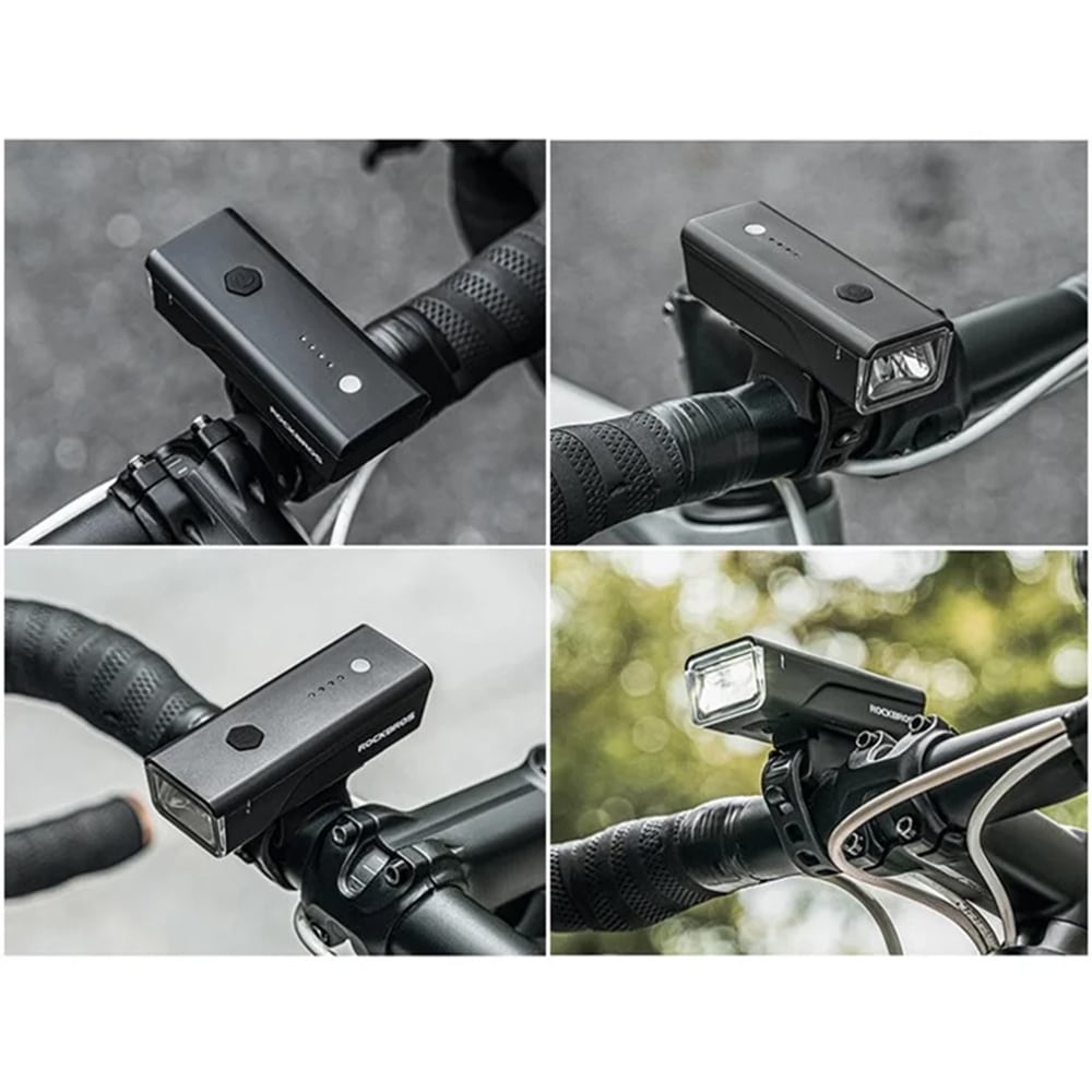 چراغ دوچرخه - چراغ دوچرخه سواری - چراغ جلو شارژی راکبراس - چراغ راکبراس 400 لومن - چراغ راکبراس 400 لومنی - چراغ دوچرخه جلو شاژی راک براس - چراغ جلو شارژی دوچرخه راکبراس 400 لومن ROCKBROS RIP01