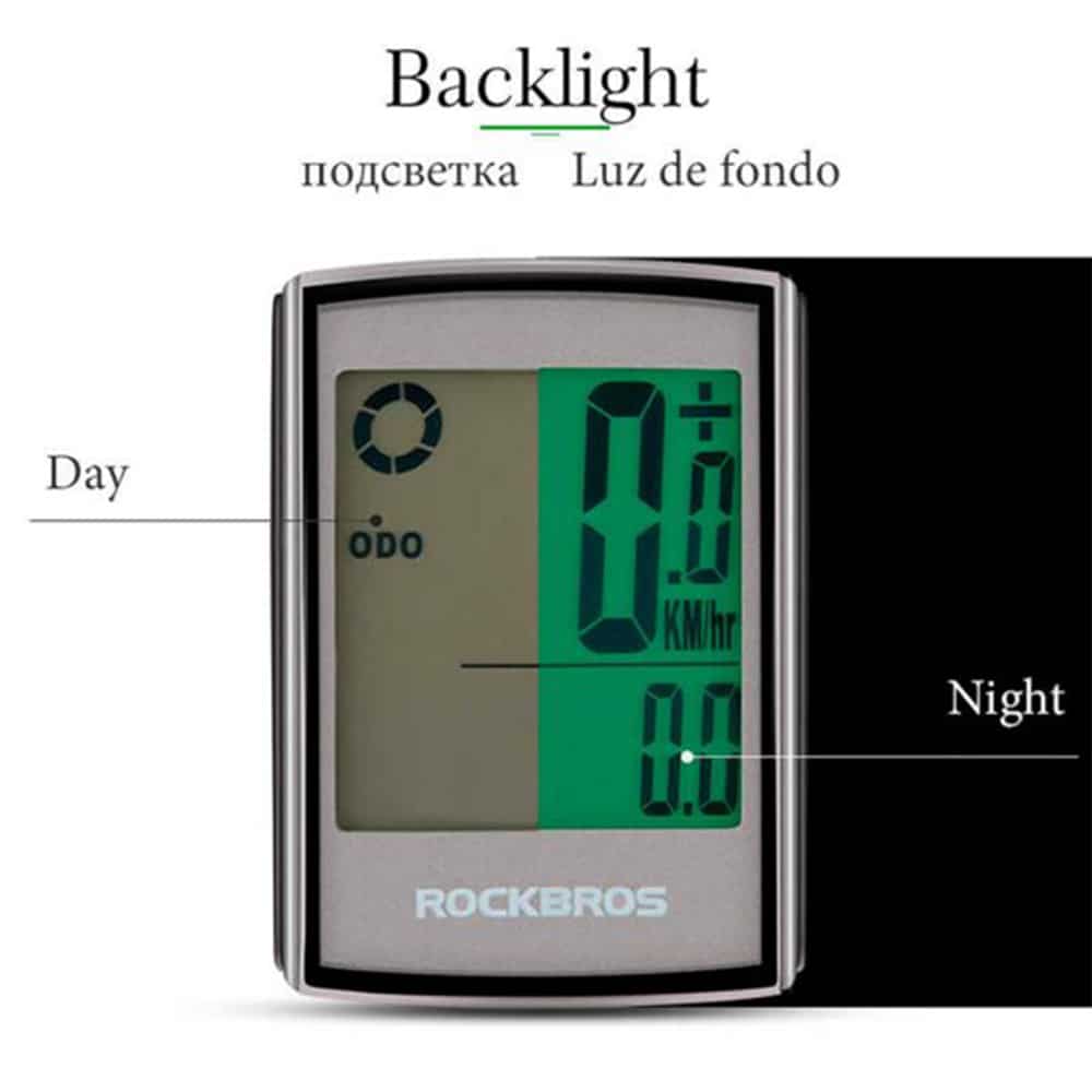 کیلومتر شمار - کیلومتر شمار دوچرخه - سرعت سنج دوچرخه - سرعت سنج دوچرخه راک براس - کیلومتر شمار راکبراس - کیلومتر شمار بیسیم دوچرخه راک براس - کیلومتر شمار بیسیم دوچرخه 18 کاره راکبراس ROCKBROS BC18-L21