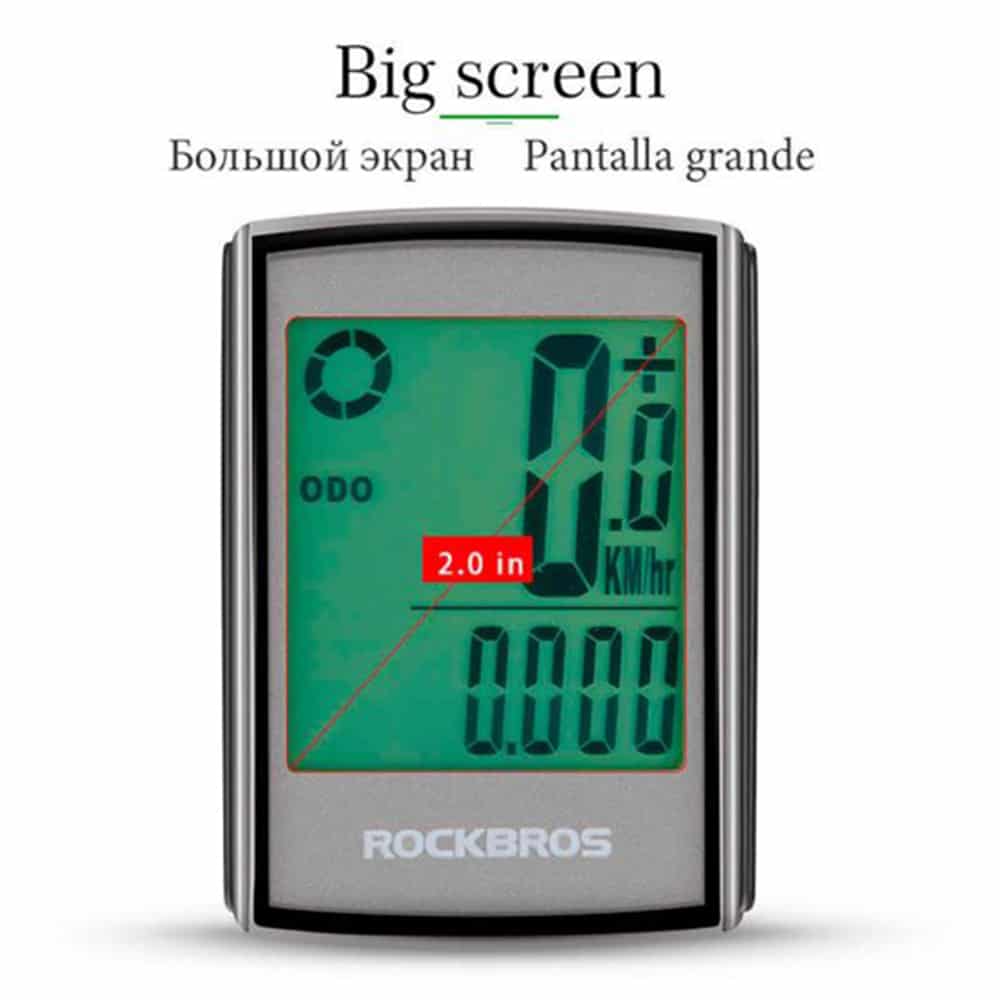 کیلومتر شمار - کیلومتر شمار دوچرخه - سرعت سنج دوچرخه - سرعت سنج دوچرخه راک براس - کیلومتر شمار راکبراس - کیلومتر شمار بیسیم دوچرخه راک براس - کیلومتر شمار بیسیم دوچرخه 18 کاره راکبراس ROCKBROS BC18-L21