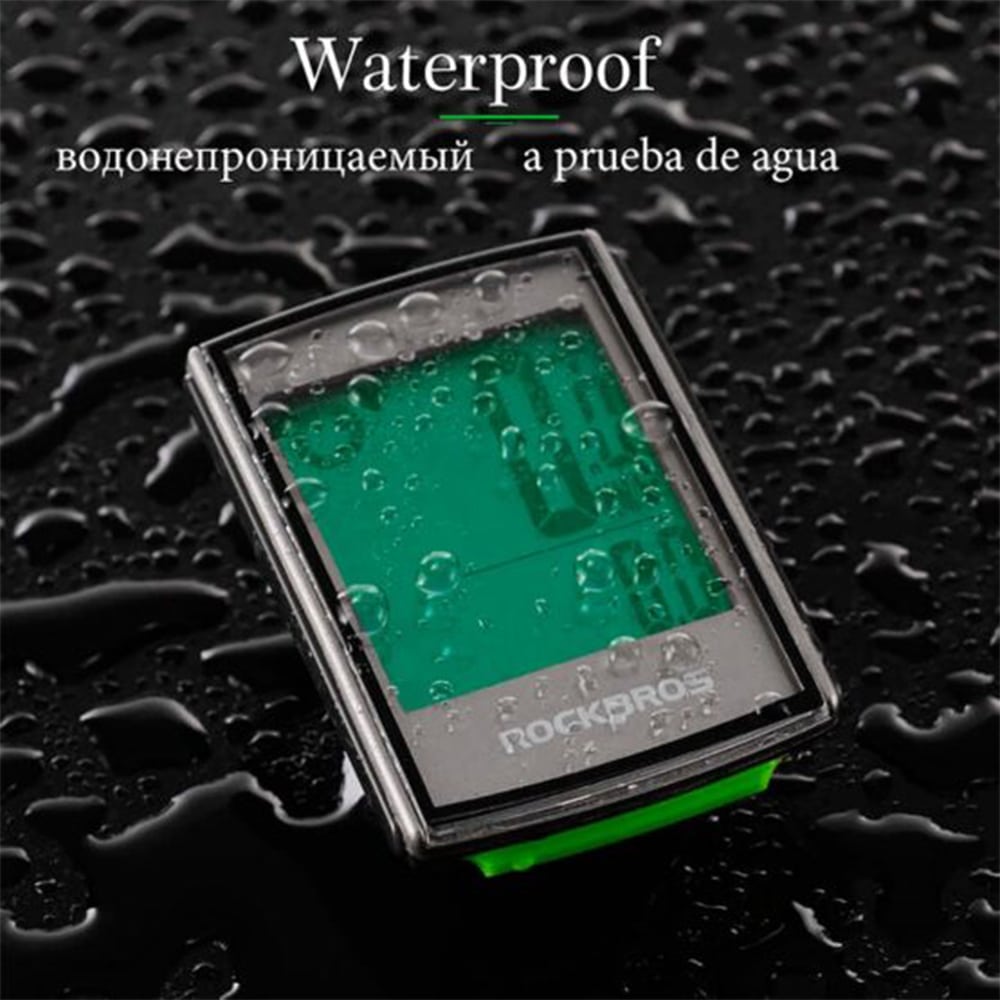 کیلومتر شمار - کیلومتر شمار دوچرخه - سرعت سنج دوچرخه - سرعت سنج دوچرخه راک براس - کیلومتر شمار راکبراس - کیلومتر شمار بیسیم دوچرخه راک براس - کیلومتر شمار بیسیم دوچرخه 18 کاره راکبراس ROCKBROS BC18-L21