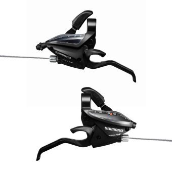 دسته دنده شیمانو - دسته دنده 8 سرعته - دسته دنده شیمانو سه در 8 - شیفتر دنده شیمانو هشت سرعته - دسته دنده شیمانو دوچرخه 8 تایی - دسته دنده 8×3 سرعت شیمانو SHIMANO ST-EF500