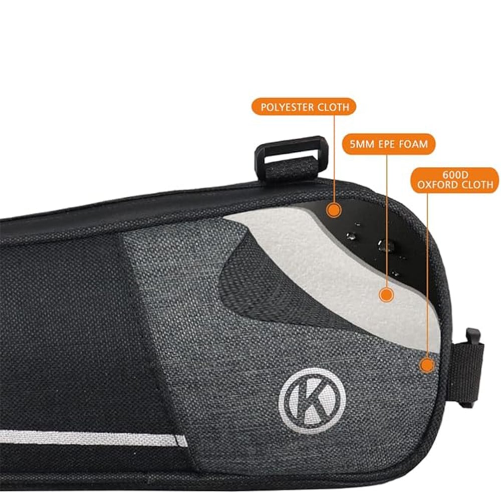 کیف دوچرخه - کیف روی تنه دوچرخه - کیف زیر تنه دوچرخه - کیف دوچرخه مثلثی - کیف دوچرخه با کیفیت ضد اب - کیف دوچرخه 1.5 لیتری - کیف روی تنه و (زیر تنه) دوچرخه