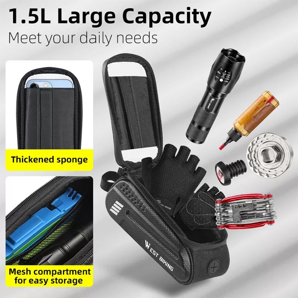 کیف دوچرخه تنه - کیف تنه وست بایک - کیف تنه هارد - کیف هارد وست بایک - هارد کیف دوچرخه روی تنه - کیف روی تنه دوچرخه وست بایکینگ - هارد کیف روی تنه دوچرخه وست بایکینگ WESTBIKING