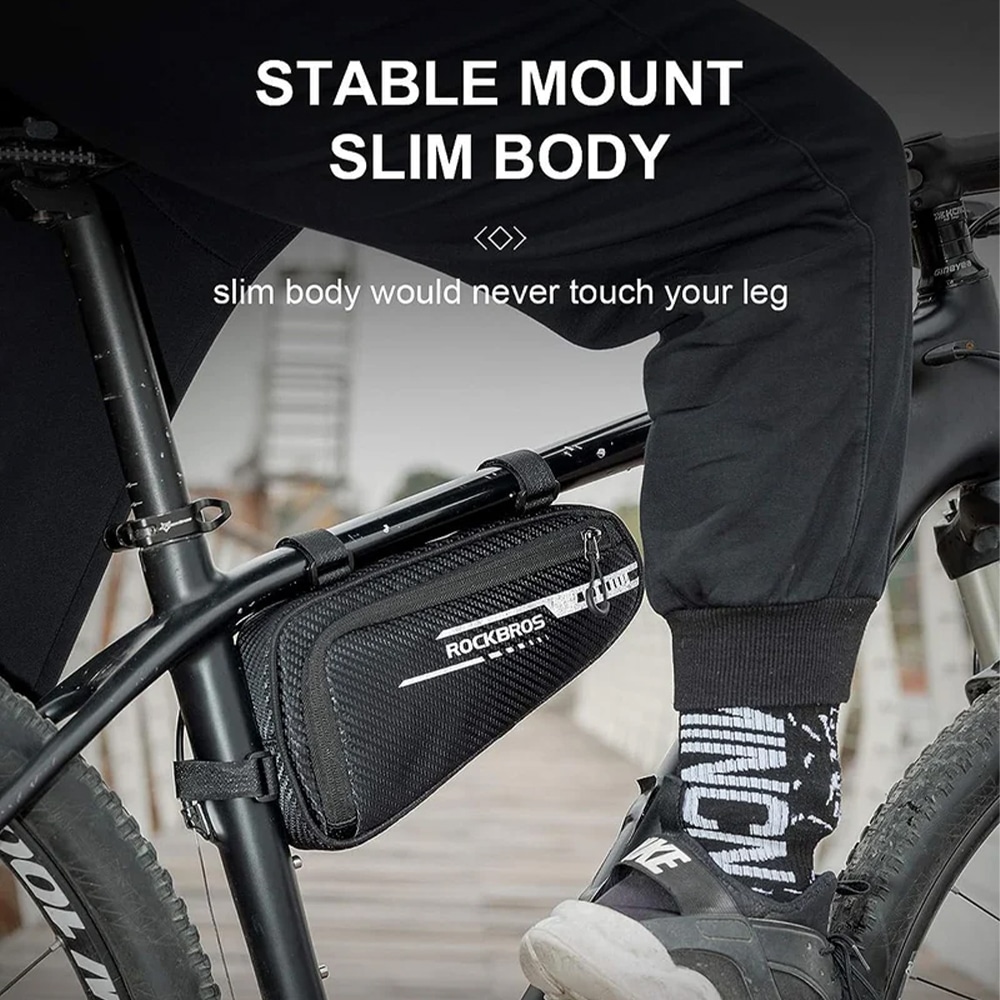 کیف زیر تنه دوچرخه - کیف زیر تنه راکبراس - کیف زیر تنه دوچرخه راکبراس - کیف زیر تنه مثلثی راکبراس - کیف دوچرخه راکبراس زیر تنه - کیف تنه راکبراس 1.5 لیتری - کیف زیر تنه دوچرخه راک براس - کیف مثلثی زیر تنه راکبراس ROCKBROS B75 1.5L