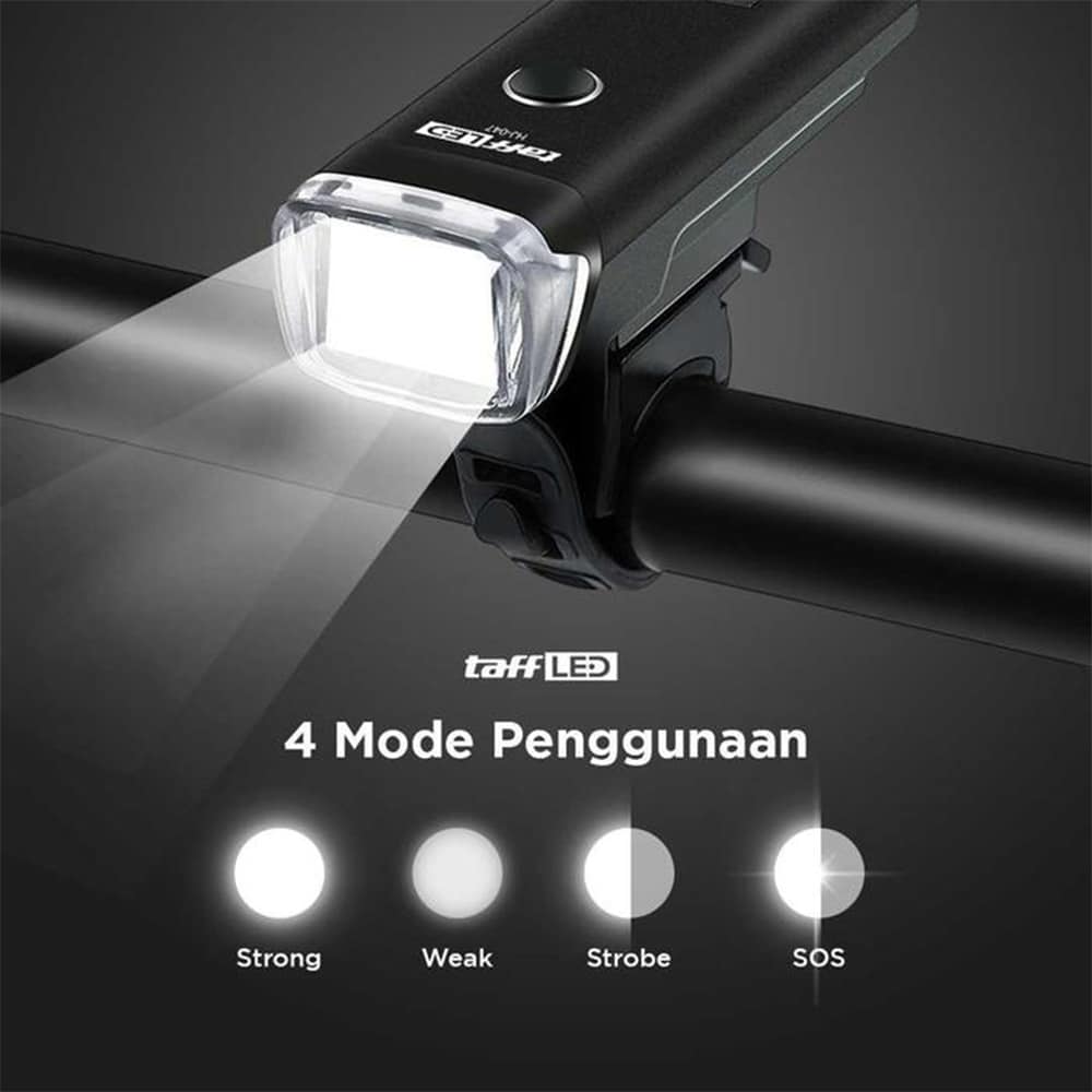 چراغ جلو - چراغ جلو شارژی - چراغ جلو 350 لومنی - چراغ جلو شارژی 350 لومنی دوچرخه - چراغ با کیفیت جلو شارژی - چراغ جلو شارژی 350 لومن دوچرخه BIKE LIGHT HJ-047