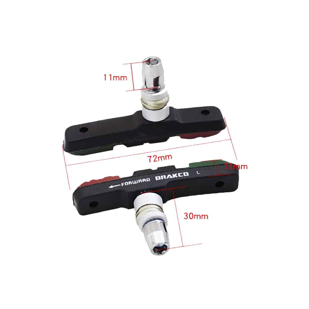 لنت ترمز دوچرخه - لنت ترمز ویبر ک - لقمه ترمز دوچرخه تایوانی - لنت ترمز تایوانی دوچرخه - لقمه ترمز دوچرخه سه رنگ تایوانی - لنت ترمز دوچرخه ویبرک تایوانی ICESTOP IM-960V