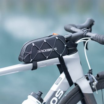 کیف روی تنه دوچرخه - کیف پشت کرپی دوچرخه - کیف کرپی دوچرخه راکبراس - کیف راکبراس پشت کرپی - کیف راکبراس دوچرخه روی تنه - کیف یک لیتری راکبراس- کیف روی تنه (پشت کرپی) راکبراس ROCKBROS 039BK 1L