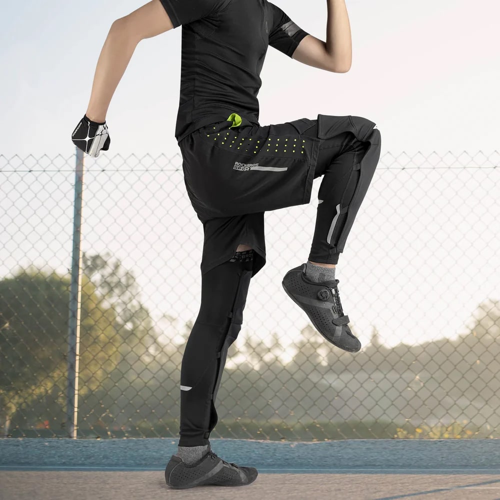 ساق پا دوچرخه سواری - ساق پا ورزشی - ساق پا راکبراس -ساق پا اورجینال راکبراس - ساق پا ورزشی زمستانه - ساق پا زمستانه راکبراس - ساق پا راکبراس زمستانه - ساق پا دوچرخه سواری فری سایز راکبراس - ساق پا ورزشی و دوچرخه سواری راکبراس ROCKBROS TT0131