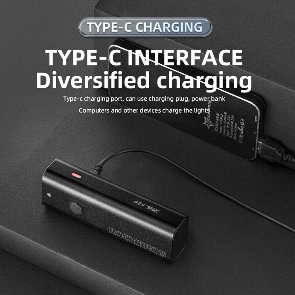 چراغ 600 لومنی - چراغ دوچرخه شارژی - چراغ 600 لومن دوچرخه - چراغ راکبراس دوچرخه 600 لومنی - چراغ دوچرخه 600 لومنی راک براس - چراغ دوچرخه 600 لومنی - چراغ 600 لومنی دوچرخه راکبراس - چراغ جلو شارژی دوچرخه راکبراس 600 لومن ROCKBROS RHL600