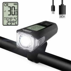 چراغ دوچرخه - چراغ جلو دوچرخه - کیلومتر شمار دوچرخه - چراغ دوچرخه وایب - چراغ و کامپیوتر 26 کاره دوچرخه وایب - چراغ جلو شارژی دوچرخه + کامپیوتر 26 کاره وایب VIBE LIGH0470